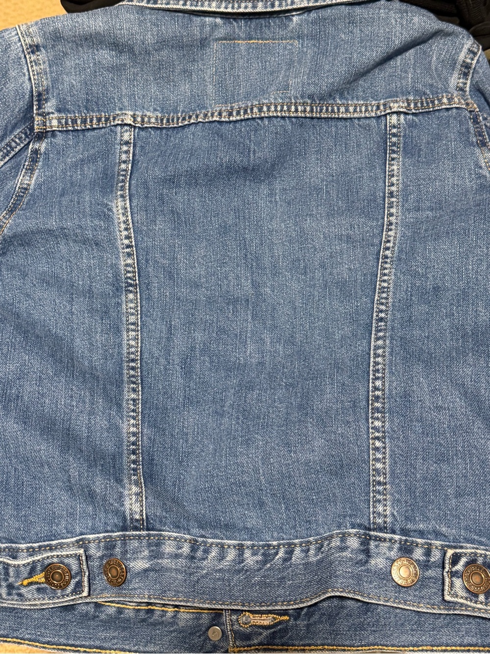 Levi's W Small Short Blue Denim Trucker Style Jean Jacket - Picture 10 of 11